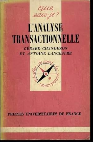 Imagen del vendedor de Que sais-je? N 1836 L'analyse transactionnelle a la venta por Le-Livre