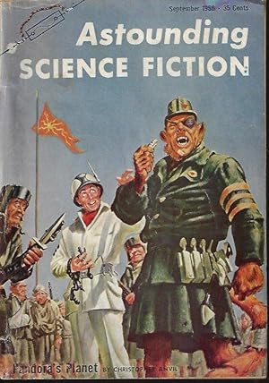 Bild des Verkufers fr ASTOUNDING Science Fiction: September, Sept. 1956 ("Pandora's Planet") zum Verkauf von Books from the Crypt