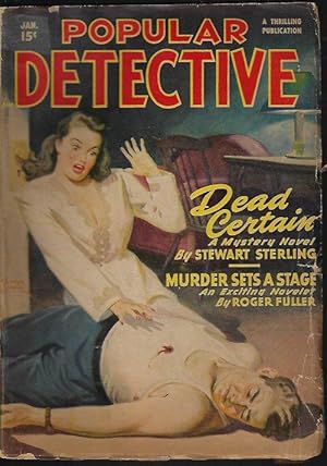 Image du vendeur pour POPULAR DETECTIVE: January, Jan. 1949 mis en vente par Books from the Crypt