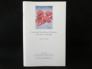 Seller image for Care and Handling of Salmon: The Key to Quality for sale by Stillwaters Environmental Ctr of the Great Peninsula Conservancy