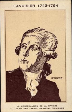Künstler Ansichtskarte / Postkarte Antoine Laurent de Lavoisier, Chemiker, Jurist