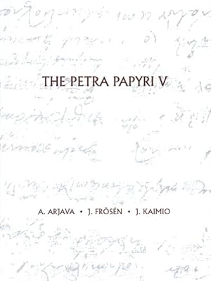 Seller image for Petra Papyri V for sale by GreatBookPrices