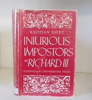 Seller image for Iniurious Impostors and Richard III. for sale by BRIMSTONES