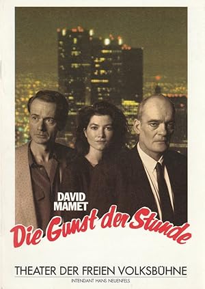Seller image for Programmheft David Mamet DIE GUNST DER STUNDE Premiere 9. Dezember 1988 for sale by Programmhefte24 Schauspiel und Musiktheater der letzten 150 Jahre