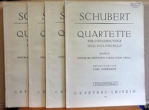 Quartette Band II (161, 168 posth. G Moll, D Dur, C Moll) (Für 2 Violinen, Viola und Violoncello;...