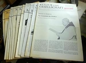 Kultur & Gesellschaft Jahrgang 1963 (Nr. 7, 8, 9, 11); Jahrgang 1964 (Nr. 1, 3, 4, 6, 7, 9, 10, 1...