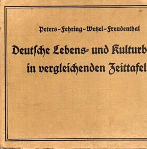 Bild des Verkufers fr Deutsche Lebens- und Kulturbilder in vergleichenden Zeittafeln zum Verkauf von Clivia Mueller