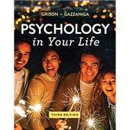 Imagen del vendedor de Psychology in Your Life (Third Edition) a la venta por eCampus