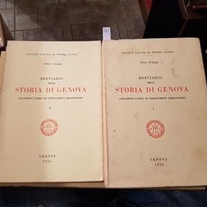 Breviario della storia di Genova. Lineamenti storici ed orientamenti bibliografici.
