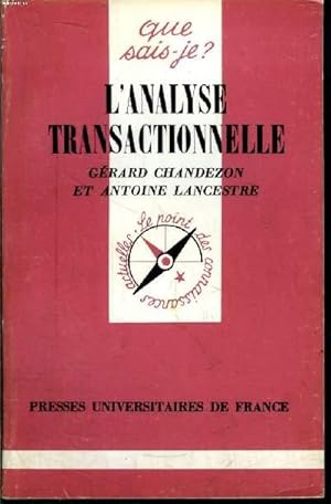 Bild des Verkufers fr Que sais-je? N 1936 L'analyse transactionnelle zum Verkauf von Le-Livre