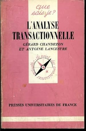 Image du vendeur pour Que sais-je? N 1936 L'analyse transactionnelle mis en vente par Le-Livre