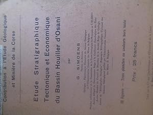 étude stratigraphique tectonique et économique du bassin houiller d'osani