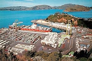 Port Chalmers Postkarte Neuseeland Otago Harbour 