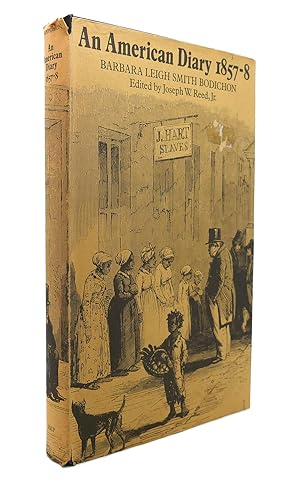 Seller image for AN AMERICAN DIARY 1857-8 for sale by Rare Book Cellar