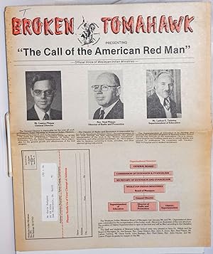 Broken Tomahawk Presenting "The Call of the American Red Man": Official Voice of Wesleyan indian ...