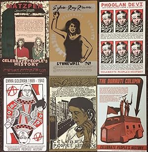 [Six different posters from the "Celebrate People's History" series]