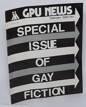 Imagen del vendedor de GPU News vol. 9, #5, February 1980; Special issue of gay fiction a la venta por Bolerium Books Inc.