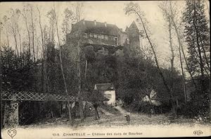 Ansichtskarte / Postkarte Chantelle Allier, Château des Ducs de Bourbon