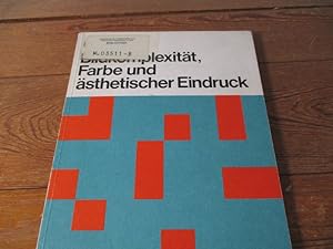 Seller image for Bildkomplexitt, Farbe und sthetischer Eindruck for sale by Antiquariat Bookfarm