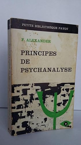 Seller image for Principes de psychanalyse for sale by Librairie KOEGUI