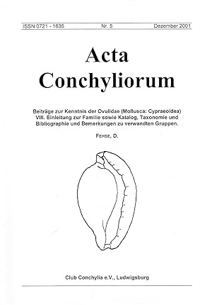 Beiträge zur Kenntnis der Ovulidae VIII: Einleitung zur Familie sowie Katalog, Taxonomie und Bibl...