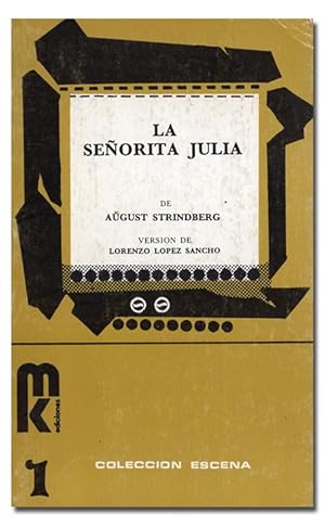 Imagen del vendedor de La seorita Julia. a la venta por Librera Berceo (Libros Antiguos)