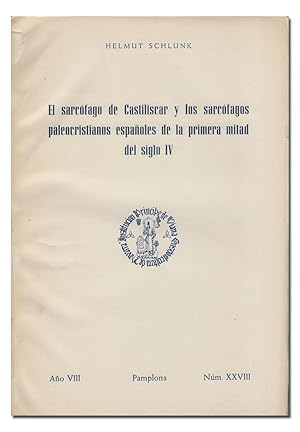 Bild des Verkufers fr El sarcfago de Castiliscar y los sarcfagos paleocristianos espaoles de la primera mitad del siglo IV. zum Verkauf von Librera Berceo (Libros Antiguos)