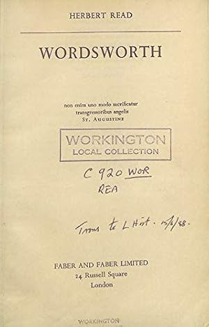 Seller image for Wordsworth for sale by WeBuyBooks