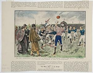 The First International Football Match in France - The Match between Rosslyn Park Football Club, ...