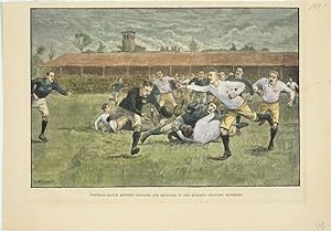 Football- Match between England and Scotland in the Athletic Grounds, Richmond