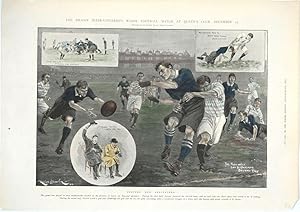 The Drawn Inter-University Rugby Football Match at Queens Club, December 13; Players and Spectators