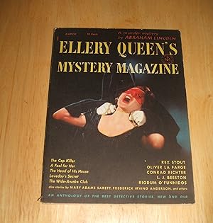 Image du vendeur pour Ellery Queen's Mystery Magazine March 1952 A nice collectible Copy See Listing mis en vente par biblioboy