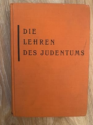 Image du vendeur pour Die Lehren des Judentums nach den Quellen. Fnfter Teil: Judentum und Umwelt mis en vente par PlanetderBuecher