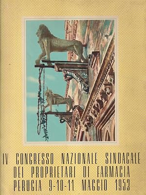 Congresso nazionale sindacale dei proprietari di farmacia Perugia maggio 1953