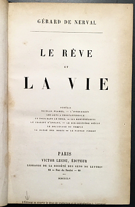 Le Rêve et la Vie.