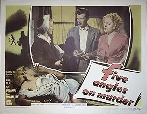 Seller image for Five Angles on Murder Lobby Card Complete Set for sale by AcornBooksNH