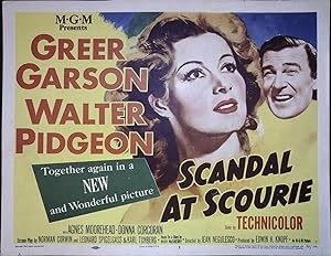 Seller image for Scandal at Scourie Lobby Title Card for sale by AcornBooksNH