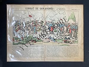 COMBAT DE SAN-ANDRES: CAMPAGNE DU MEXIQUE-IMAGE D'EPINAL