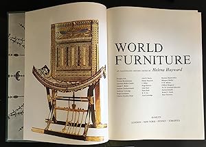 Bild des Verkufers fr World Furniture: An illustrated history. zum Verkauf von Antiquariat Im Seefeld / Ernst Jetzer