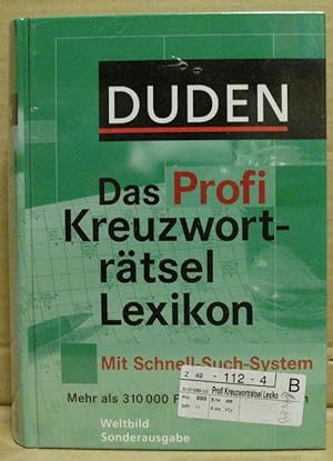 Duden - Das Profi-Kreuzworträtsel-Lexikon.