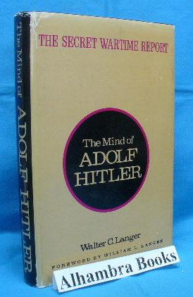 Imagen del vendedor de The Mind of Adolf Hitler : The Secret Wartime Report a la venta por Alhambra Books