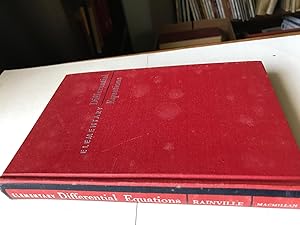 Seller image for Elementary Differential Equations for sale by H&G Antiquarian Books
