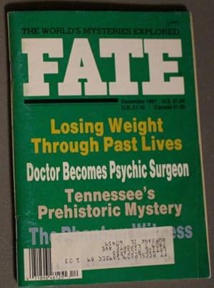 FATE (Pulp Digest Magazine); Vol. 40, No. 12, Issue 453, December 1987 True Stories on The Strang...
