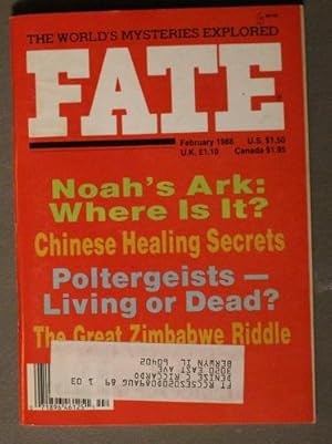 Seller image for FATE (Pulp Digest Magazine); Vol. 41, No. 2, Issue 455, February 1988 True Stories on The Strange, The Unusual, The Unknown - Noahs Ark: Where Is It? for sale by Comic World