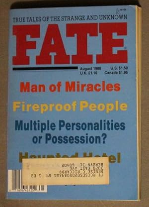 Seller image for FATE (Pulp Digest Magazine); Vol. 41, No. 8, Issue 461, August 1988 True Stories on The Strange, The Unusual, The Unknown - Fireproof People for sale by Comic World