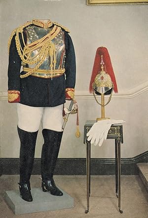 Military Uniform Worn by King Edward VII Horse Guards Exhibit Postcard