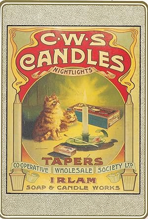 WW2 Soap Candles Co-Operative Society Advertising Postcard