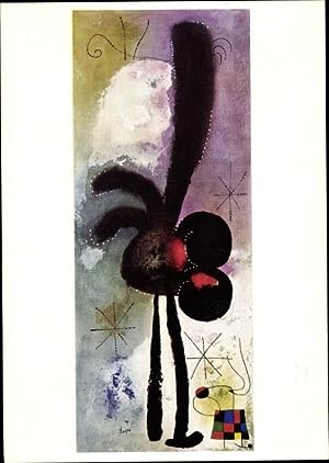 Künstler Ansichtskarte / Postkarte Miro, Joan, Komposition Nr. 81
