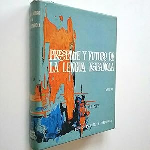 Bild des Verkufers fr Presente y futuro de la lengua espaola. Actas de la Asamblea de Filologa del I Congreso de Instituciones Hispnicas. Vol. II zum Verkauf von MAUTALOS LIBRERA