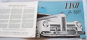 Nash for 1940 Brochure